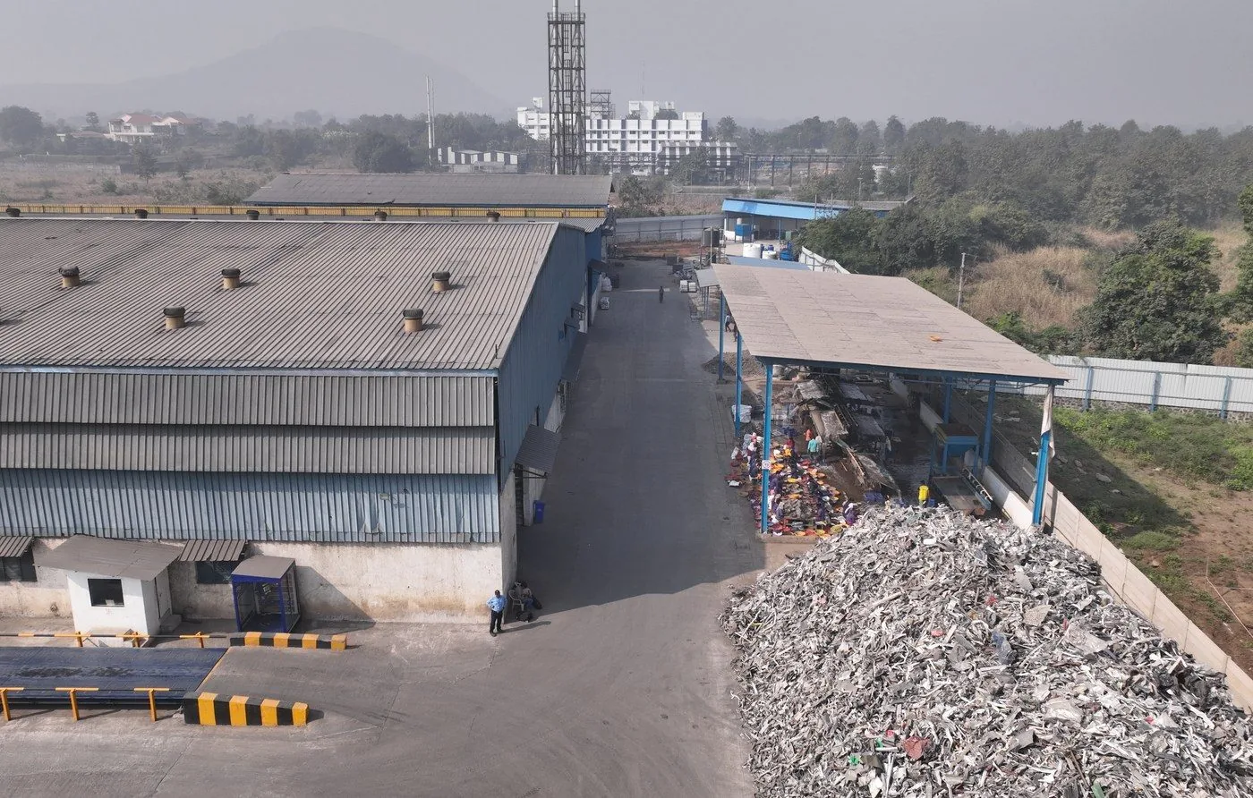 Plant II at Nehroli from the air