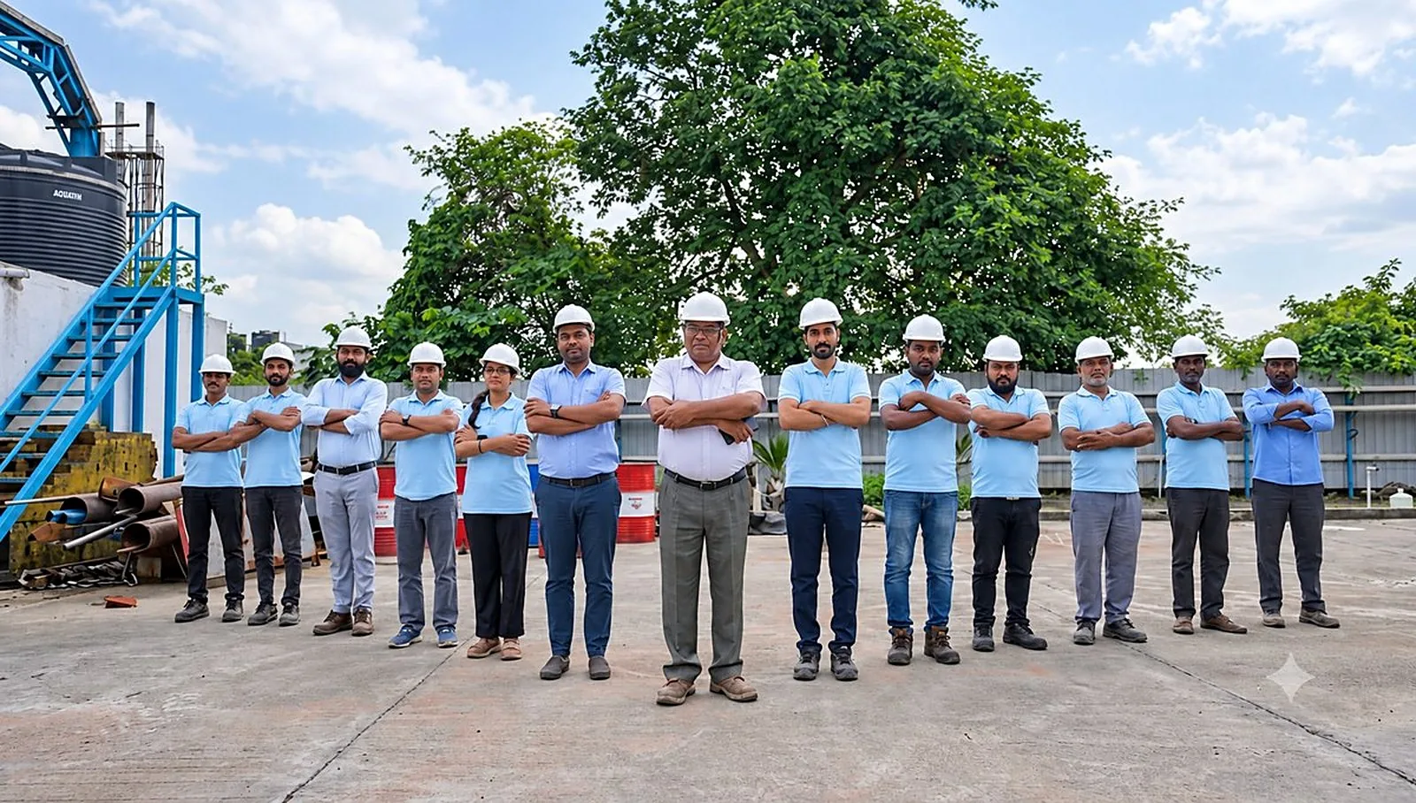 The Sunalco Alu Product team at the Nehroli plant